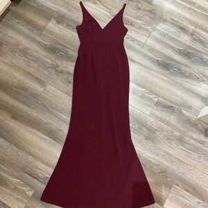 Women’s size small “Lulu’s” Melora plum purple sleeveless maxi dress
